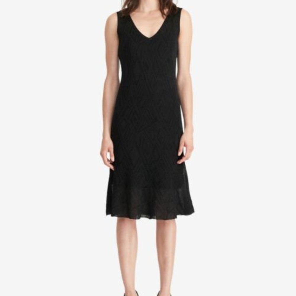 LRL women's M medium sleeveless shiny sparkle fancy stretchy under slip dress